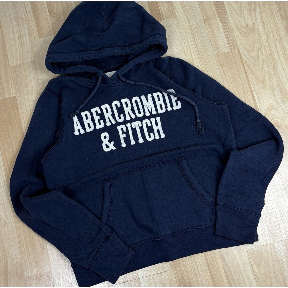Y2K Women’s Abercrombie & Fitch Hoodie / Navy / Size Small /